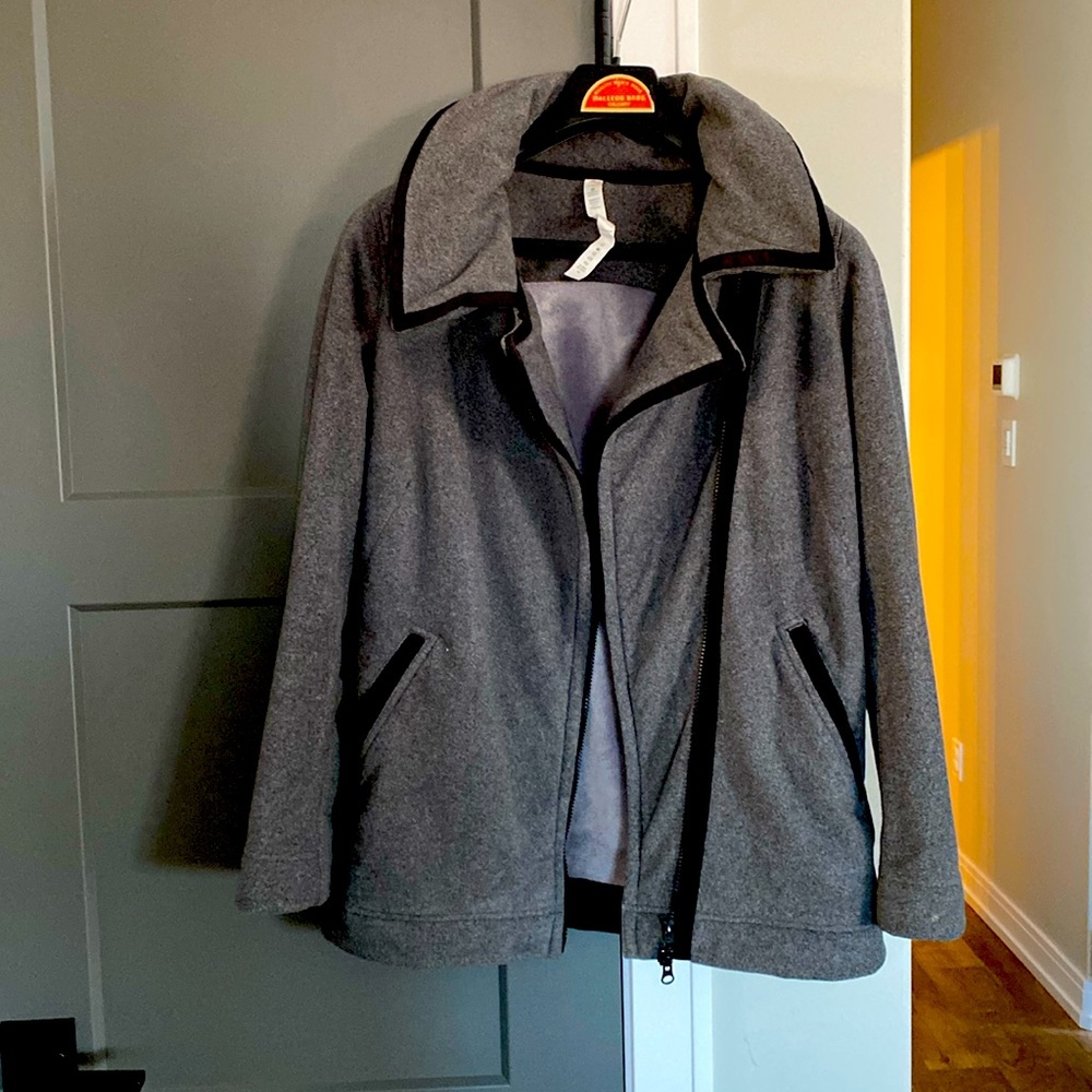 Lululemon Moto style fleece jacket